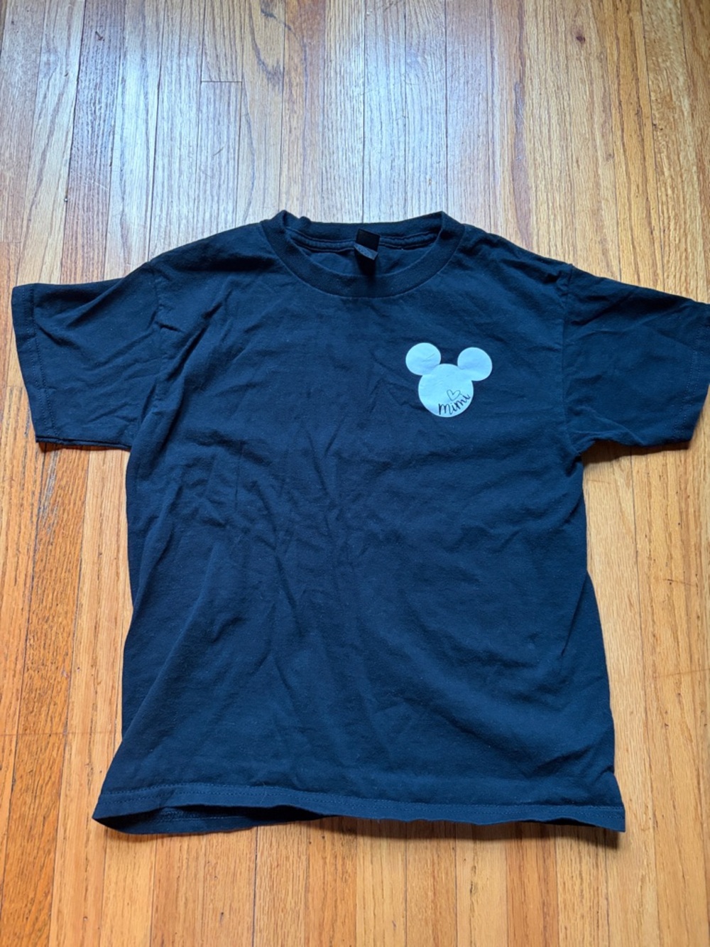 Disney Kids Black Tee with Mickey Mouse